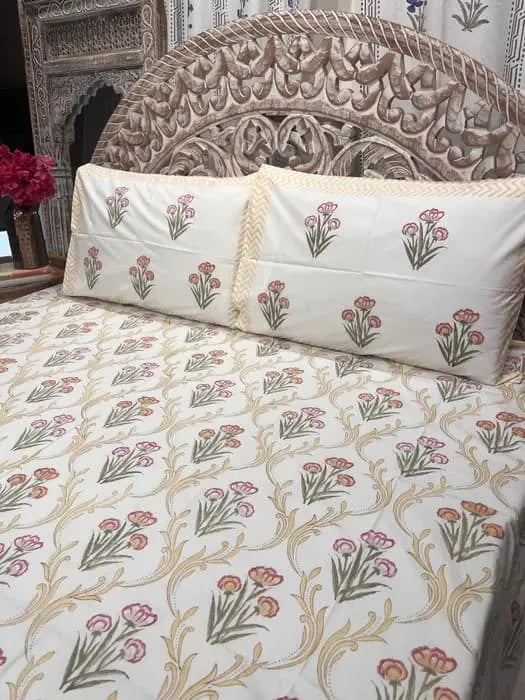 LILY Yellow Bedsheet