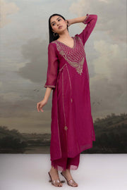 Rani Pink Ambia Dress set