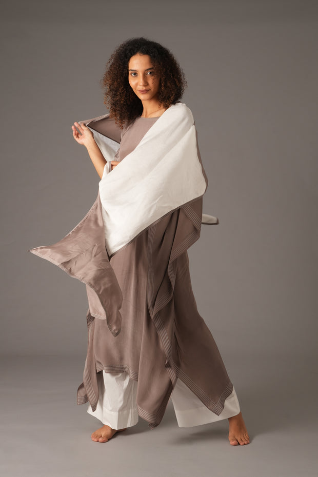 Light Brown kaftan Co-ord