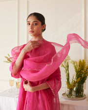 Rani Pink Festive Kurta Set