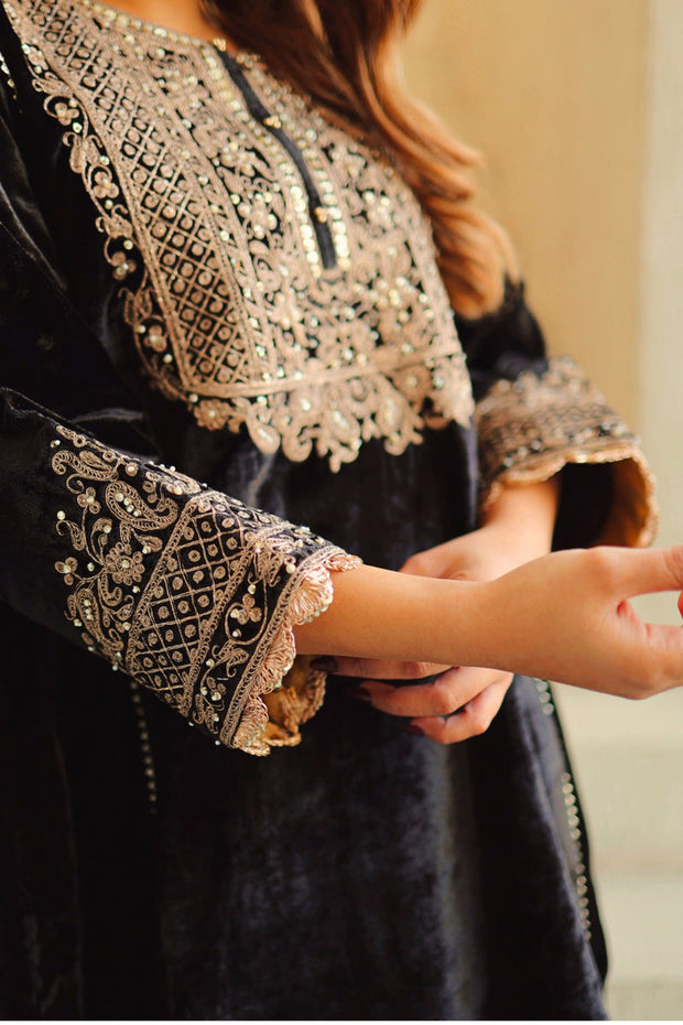 Nisreen - Short Kalidaar Chauga with Salwar