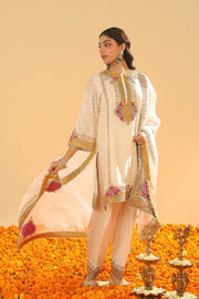 Short Kurta with Salwar and Dupatta