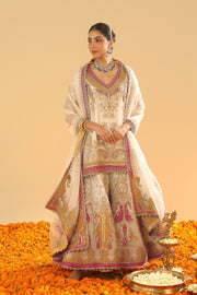 Short Kurta with Sharara and Dupatta