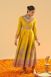 Anarkali with chooridaar and Dupatta