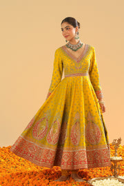 Anarkali with chooridaar and Dupatta