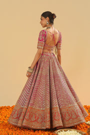 Blouse with Lehenga with Dupatta