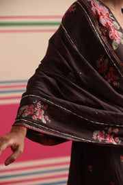 Honey Veil Suit Set - Brown