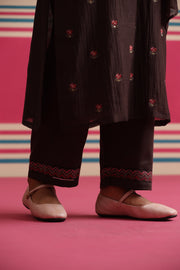 Honey Veil Suit Set - Brown