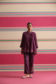 Blush Wood Cord Set - Purple