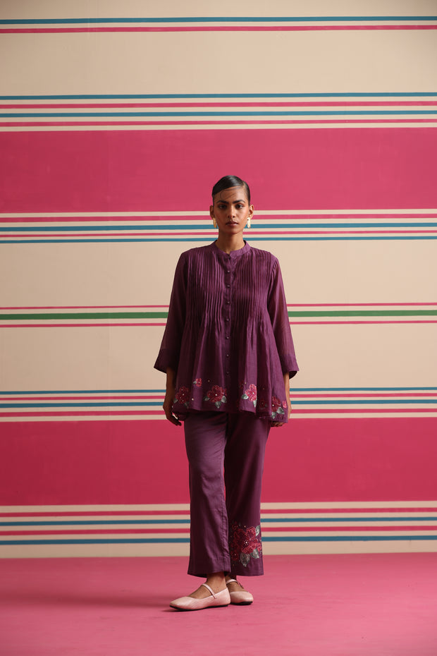 Blush Wood Cord Set - Purple