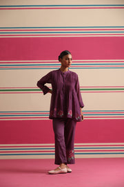 Blush Wood Cord Set - Purple