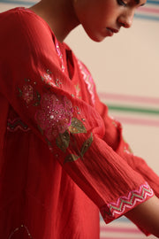 Mist Fall Cord Set - Red