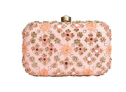 Peech mirrorwork clutch