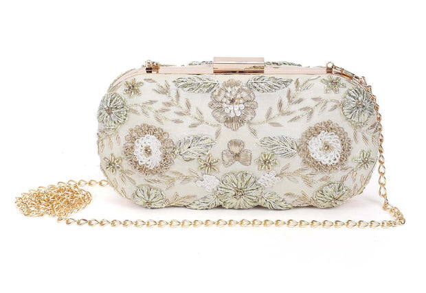 Angelic gold clutch