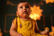 Basant Sleeveless Infant Pleated dress