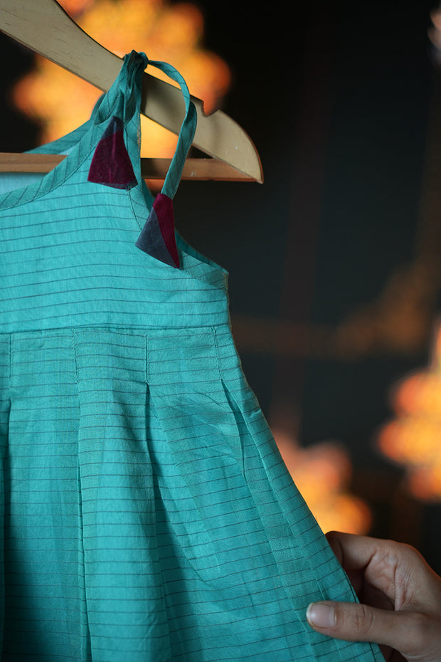 Dahlia Sleeveless Infant Pleated Dress