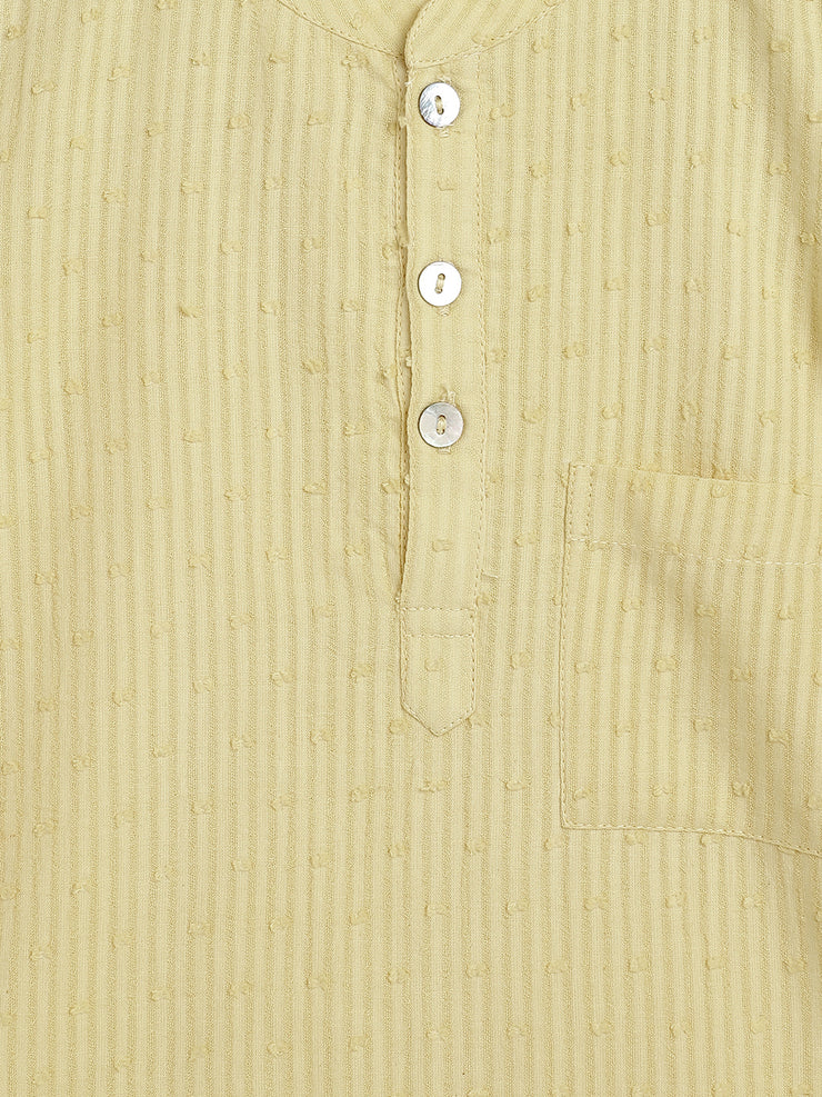 Band Collar Kurta