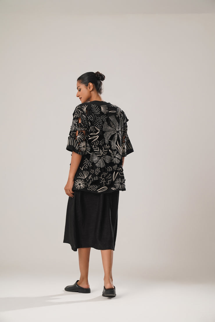 Cutwork Jacket Set