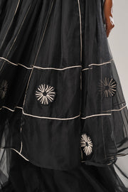 Double-Layered Silk Organza Skirt