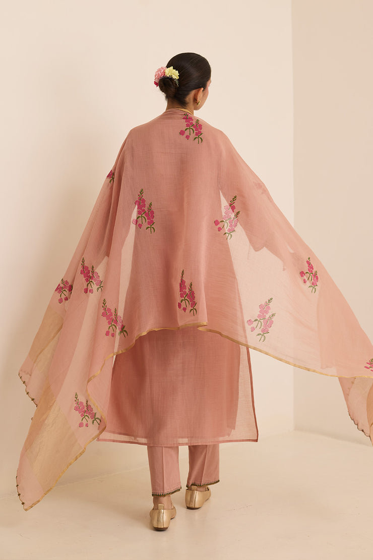 Ivy Peach Kurta Set