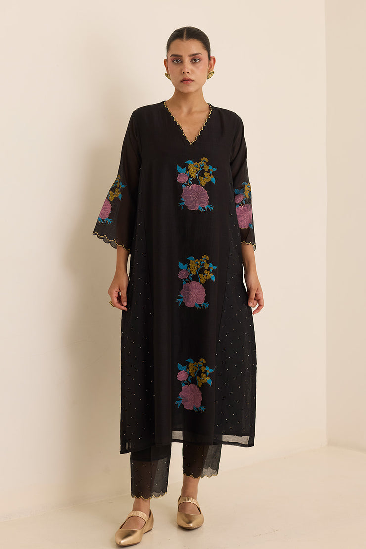 Midnight Mukaish Set