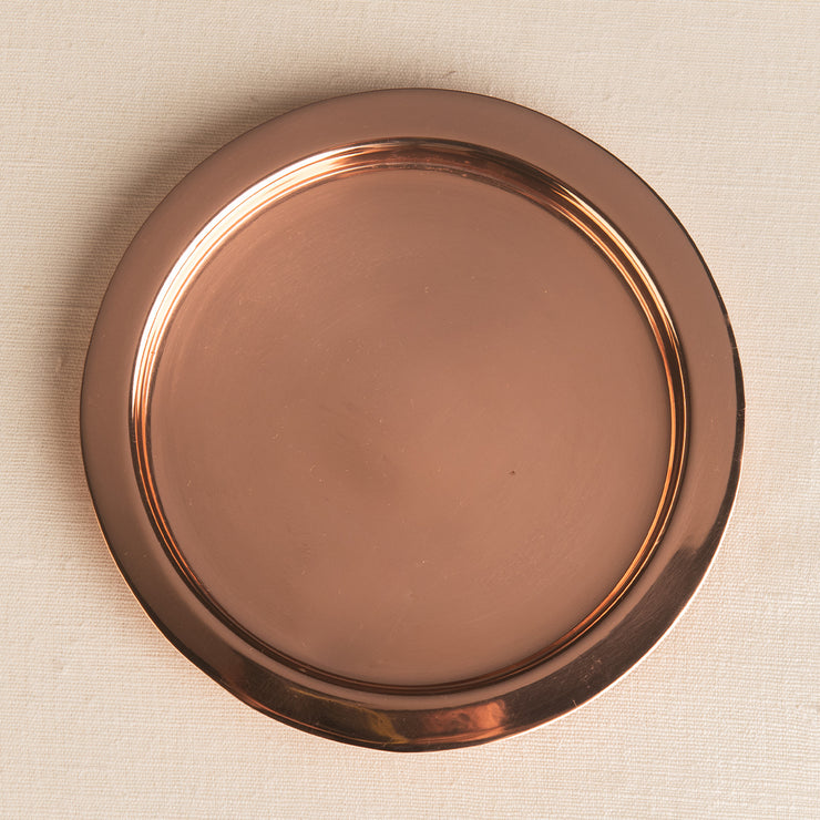"Copper Dhakkan Plate  (Set of 2)"