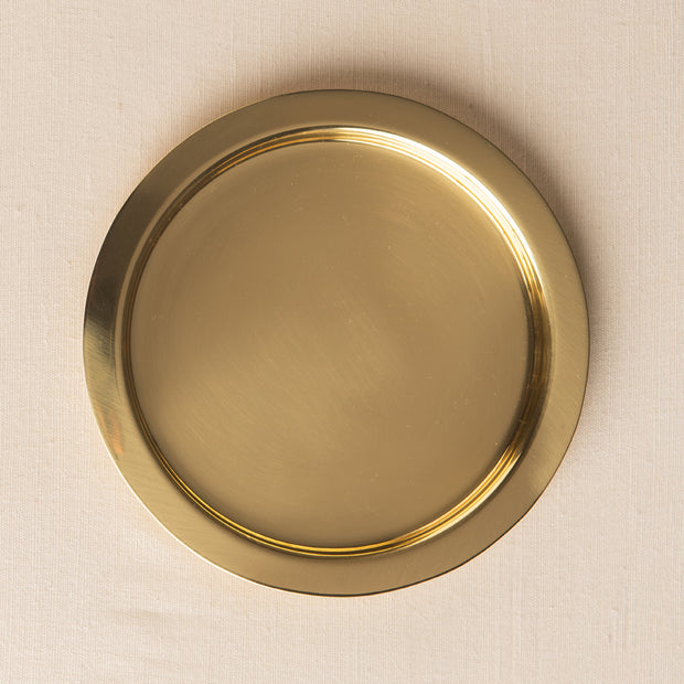 Brass Dhakkan Plate  (Set of 2)
