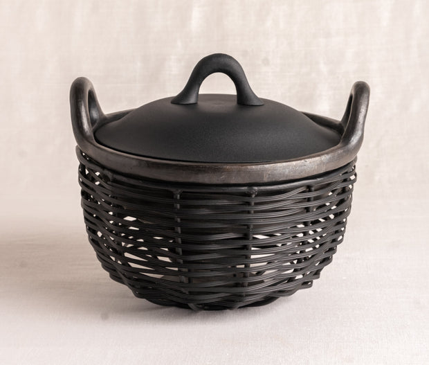 Black Kadai and Tokri Chafing Basket Medium