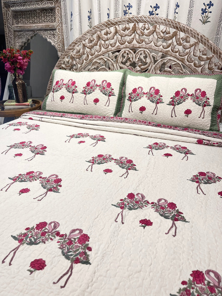 Flamingo Bedcover