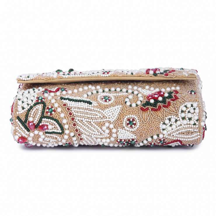 Samiara gold clutch