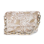 Pearl gold clutch