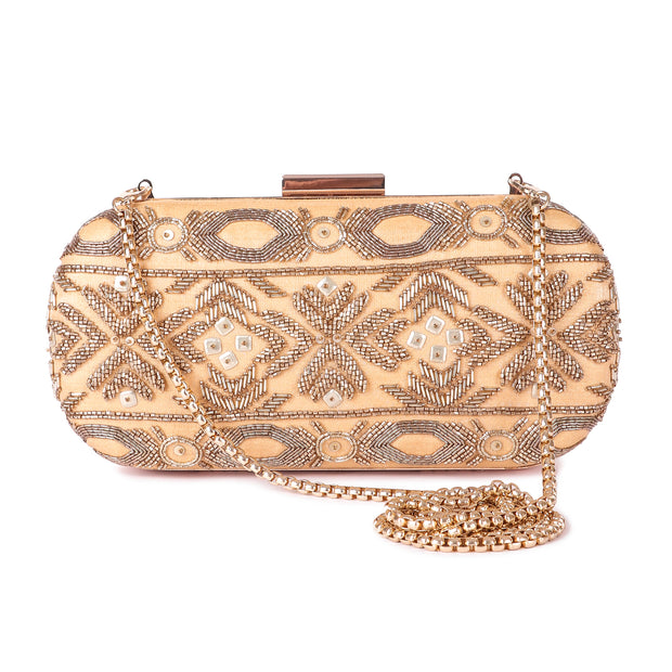 Geo bold clutch