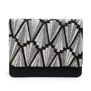 50 shades of silver clutch