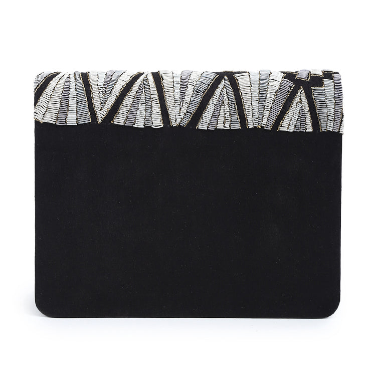 50 shades of silver clutch