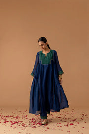 TEAL MUKESH SET