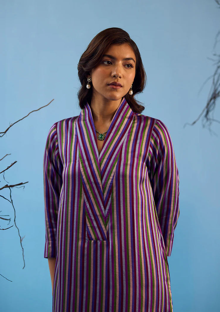 Mystic Violet Kurta Set