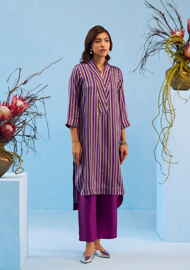 Mystic Violet Kurta Set