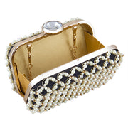 Pearl bead beauty clutch