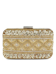 Gold lined clutch