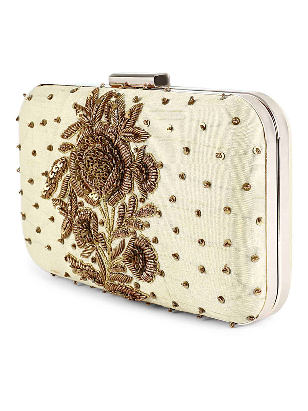 Mughal flower box clutch