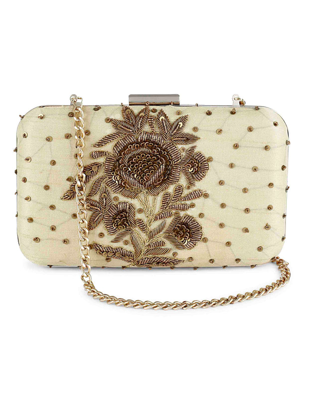 Mughal flower box clutch