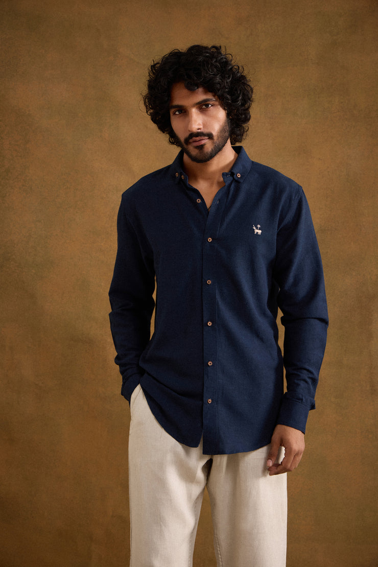 Aston Shirt - Navy Blue