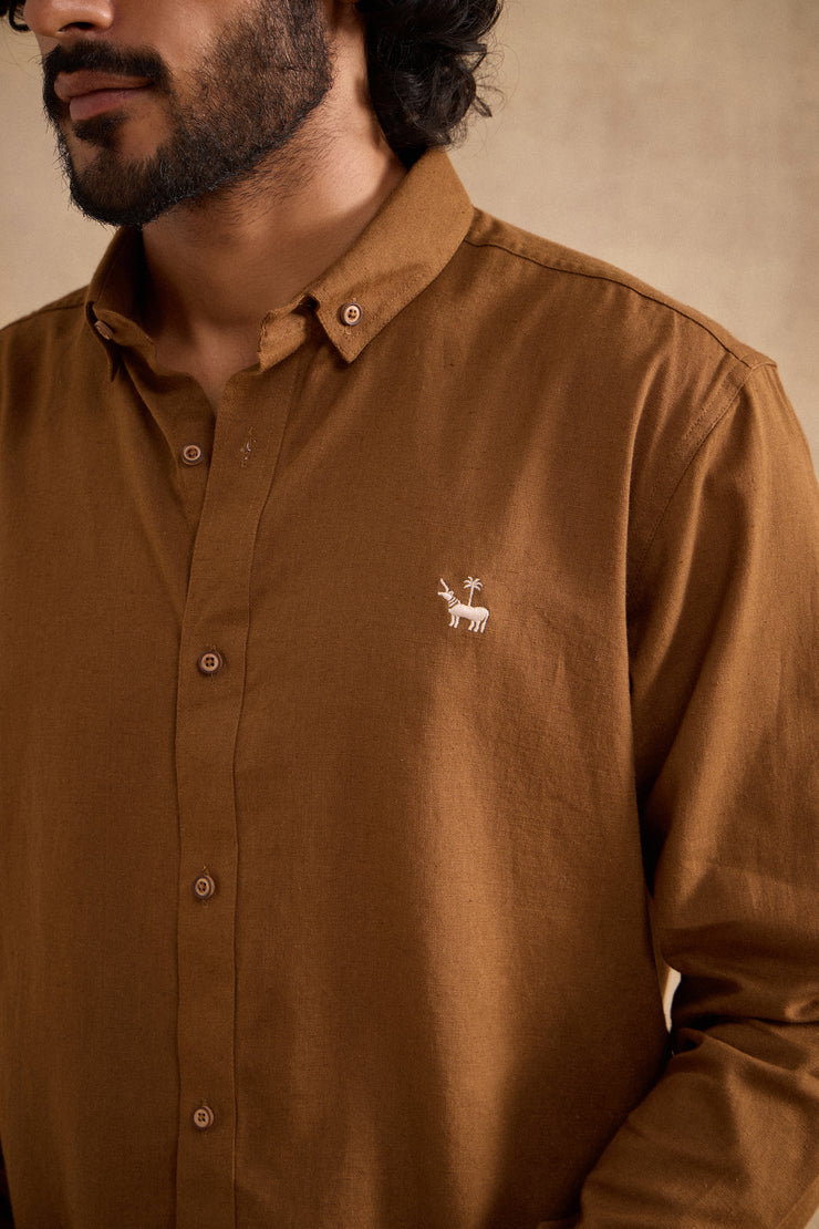 Alden Shirt - Brown