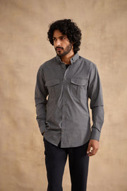 Charlie Shirt - Charcoal Grey