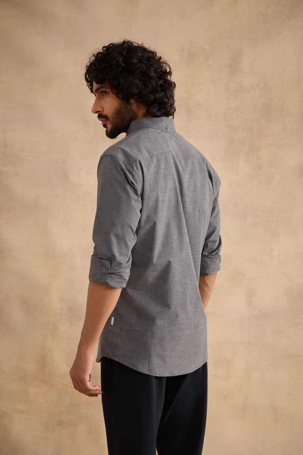 Charlie Shirt - Charcoal Grey