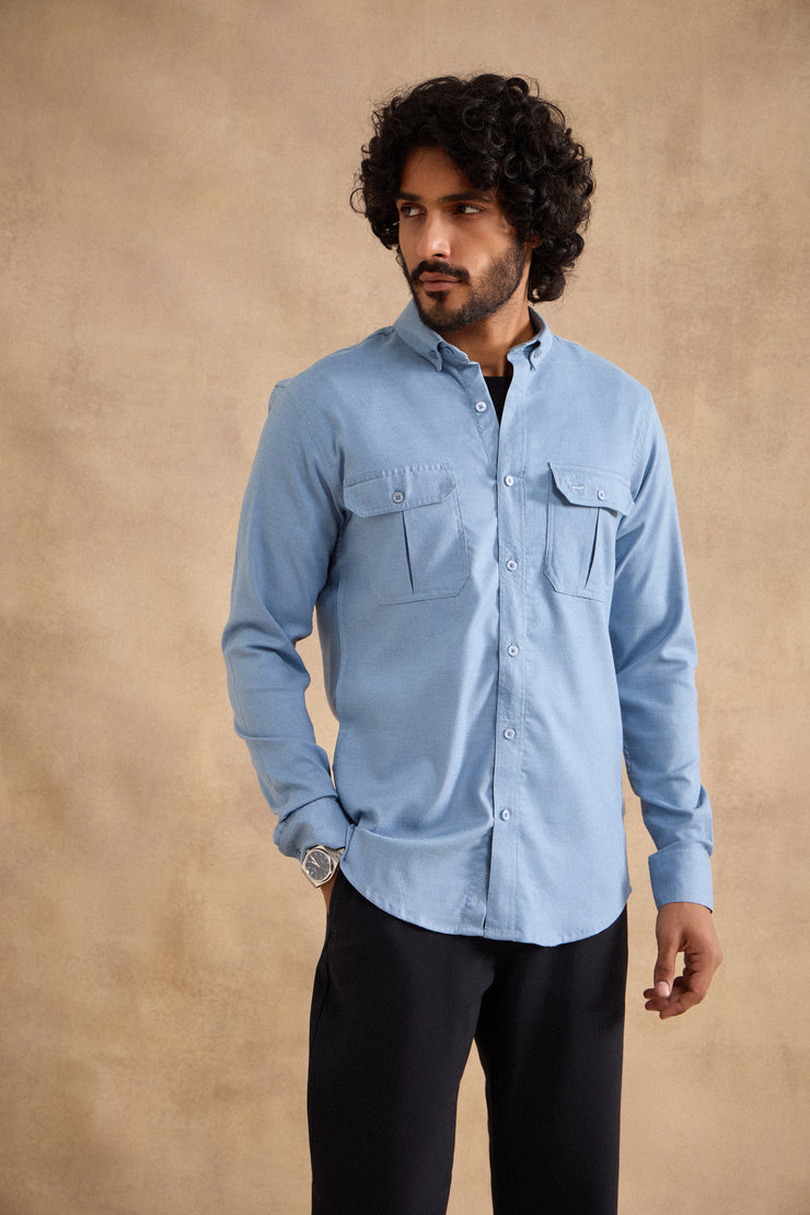 Alpine Shirt - Airforce Blue