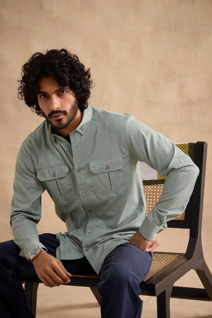 Alpine Shirt - Dusty Green