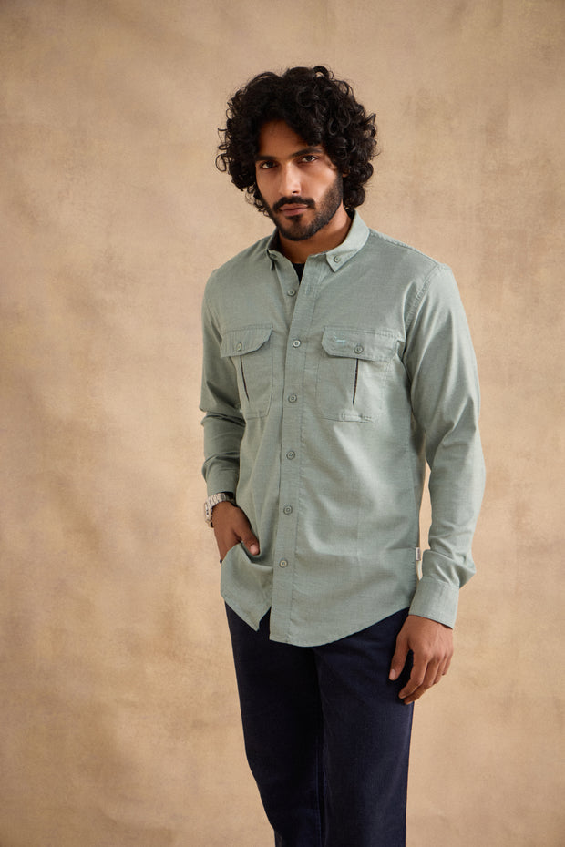 Alpine Shirt - Dusty Green