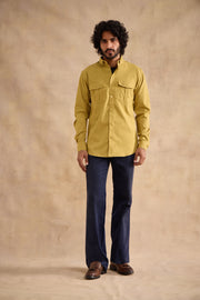 Charlie Shirt - Mustard Green