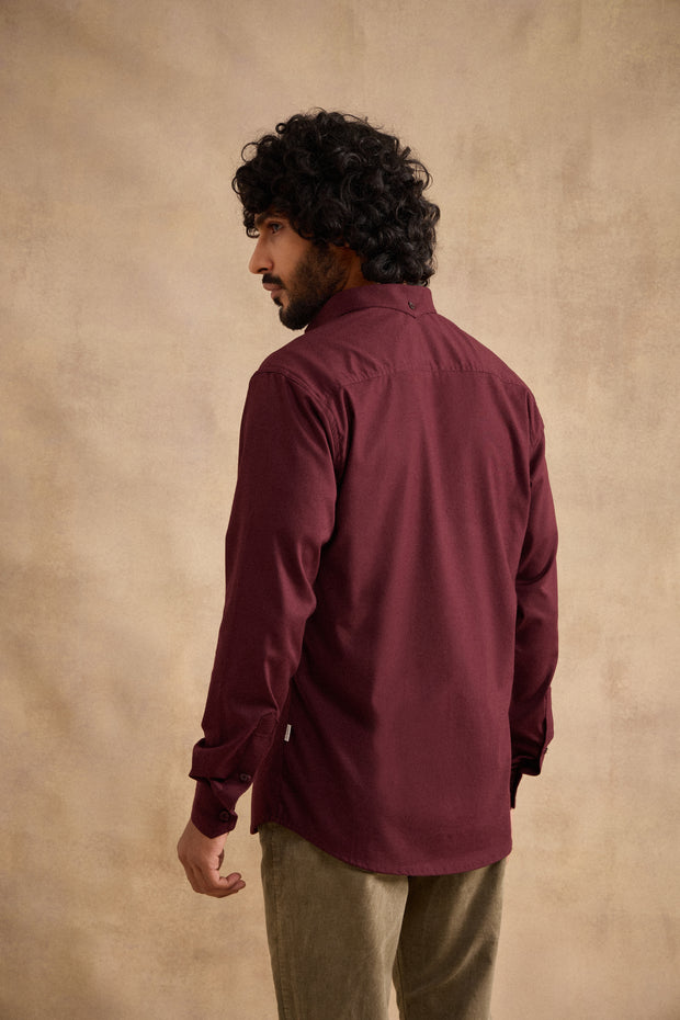 Charlie Shirt - Burgundy